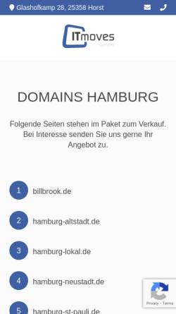 Vorschau der mobilen Webseite www.hamburg-st-pauli.de, Hamburg St. Pauli