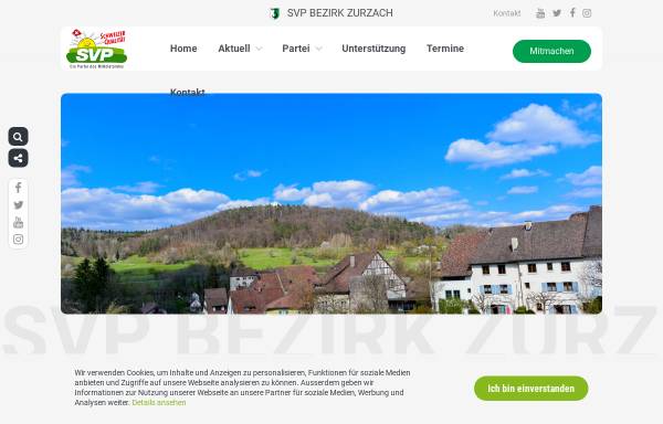 Vorschau von www.svp-bezirk-zurzach.ch, SVP Bezirk Zurzach