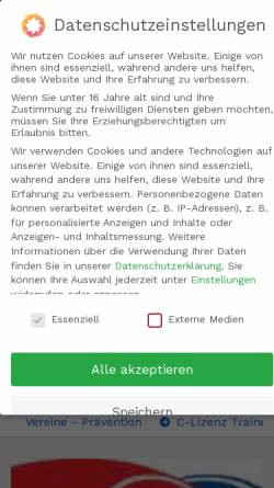 Vorschau der mobilen Webseite www.ringen-wrv.de, Württembergischer Ringer-Verband (WRV)