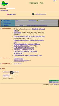 Vorschau der mobilen Webseite www.thur.de, thur.de - das Thüringen-Netz