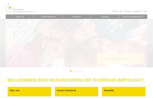 Vorschau von www.bwtw.de, Bildungswerk der Thüringer Wirtschaft e.V.