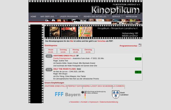 Vorschau von www.kinoptikum.de, Landshut: Programmkino Kinoptikum