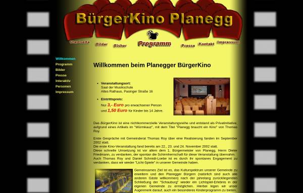 Vorschau von buergerkino.de, Planegg: Bürgerkino