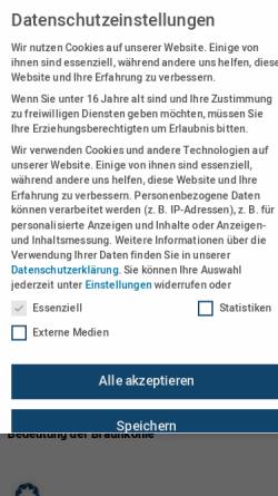 Vorschau der mobilen Webseite www.braunkohle.de, DEBRIV