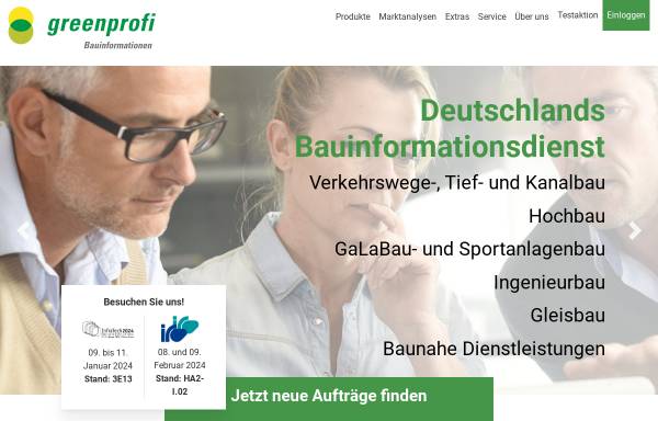 Vorschau von www.greenprofi.de, Greenprofi GmbH
