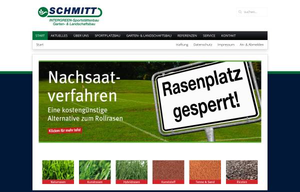 Vorschau von www.schmitt-sportplatzbau.de, Schmitt GmbH