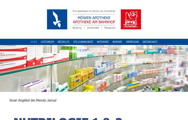 Vorschau von www.apo-eck.de, Möwen und Löwen Apotheke