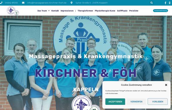 Vorschau von www.massagepraxis-kirchner-foeh.de, Massagepraxis Kirchner-Föh