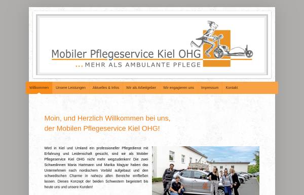 Vorschau von www.mobiler-pflegeservice.de, Mobiler Pflegeservice - Kiel