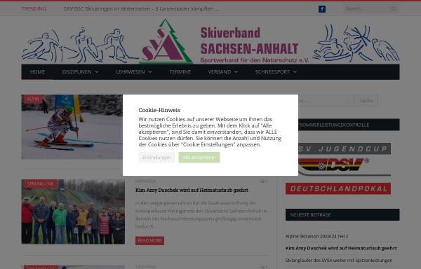 Vorschau von skiverbandsa-anhalt.de, Skiverband Sachsen-Anhalt e.V.