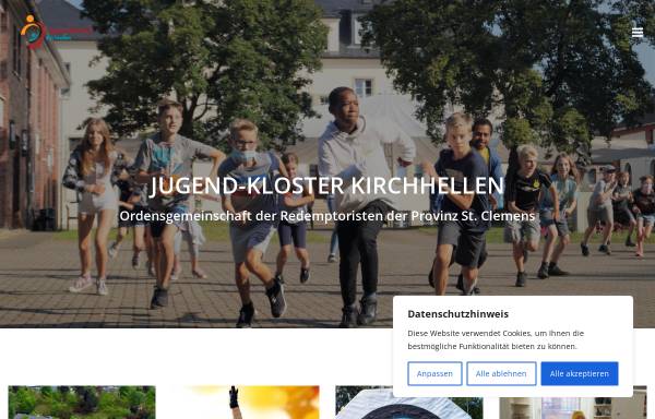Vorschau von www.jugend-kloster.de, Jugend-Kloster Kirchhellen