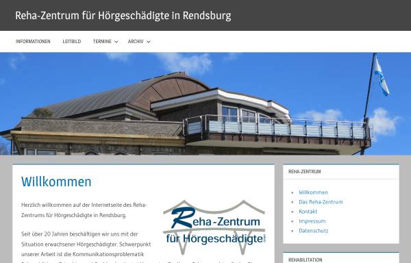 Vorschau von www.hoergeschaedigt.de, Reha-Zentrum für Hörgeschädigte