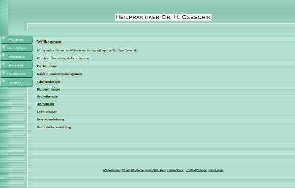 Heilpraktiker Dipl.-Phys. Dr. Hans Czeschik
