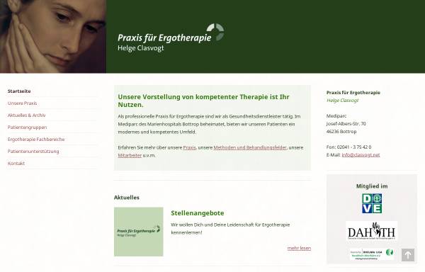 Helge Clasvogt, Praxis für Ergotherapie
