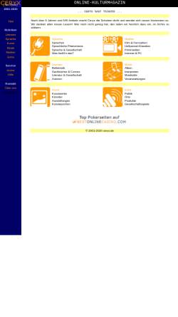 Vorschau der mobilen Webseite www.ceryx.de, Kubismus und Futurismus (1907-1925)