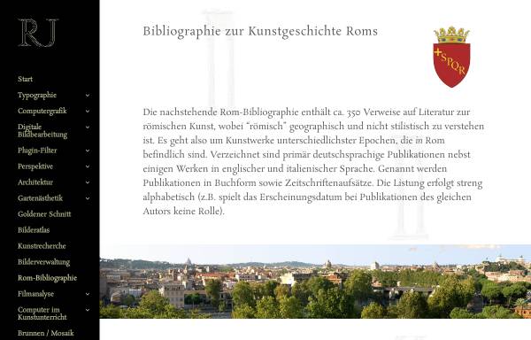 Vorschau von www.janaszek.de, Rom-Bibliographie