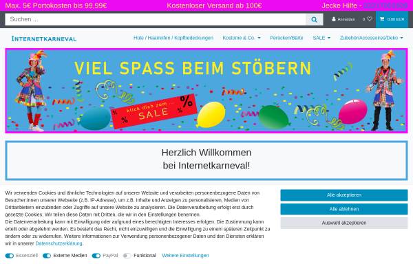 Vorschau von www.internetkarneval.de, Internetkarneval - Birgit Pollmeier