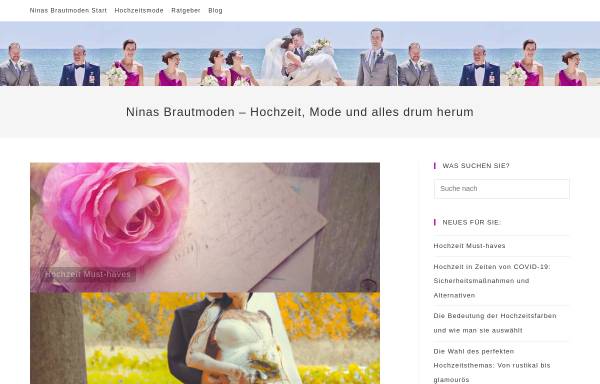 Vorschau von www.nina-brautmoden.de, Nina Brautmoden