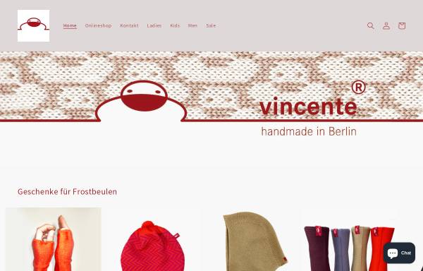 Vorschau von www.vincente.de, Vincente Strickdesign, Birgit Tappe