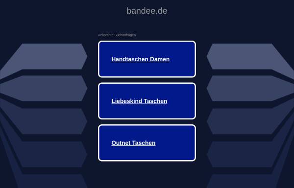 Vorschau von www.bandee.de, bandee: deutschland gmbh