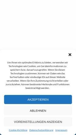 Vorschau der mobilen Webseite www.baender-metallbau.de, Bänder Metallbau GmbH