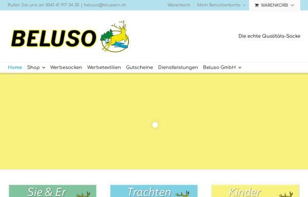 Vorschau von www.beluso.ch, Beluso GmbH
