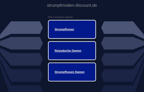 Vorschau von www.strumpfmoden-discount.de, Strumpfmoden-Discount, Florian Barthel