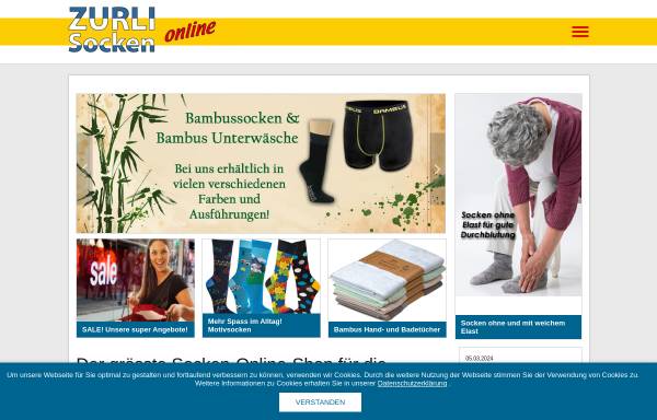 Vorschau von www.zurli-socken.ch, Zurli Socken