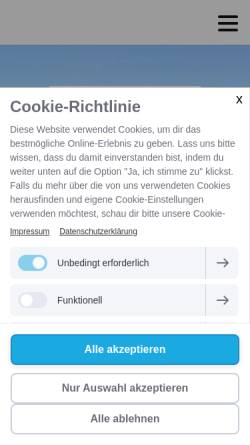 Vorschau der mobilen Webseite www.fleischwurstbauer.de, Landfleischerei Klapheck´s Hof