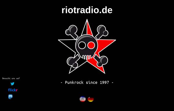 Vorschau von www.riotradio.de, Riotradio - Punkrock im Saarland