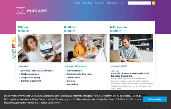 Vorschau von www.europass.at, Europass Berufsbildung
