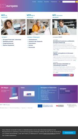 Vorschau der mobilen Webseite www.europass.at, Europass Berufsbildung