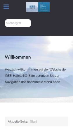 Vorschau der mobilen Webseite www.qualifizierung.com, IDEe qualifizierung, Häfele KEG