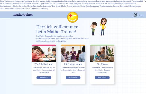 Vorschau von mathe-trainer.com, Mathe Trainer