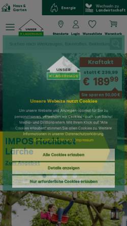 Vorschau der mobilen Webseite www.lagerhaus.at, Unser Lagerhaus