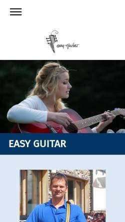 Vorschau der mobilen Webseite www.easy-guitar.at, Musikschule Easy Guitar
