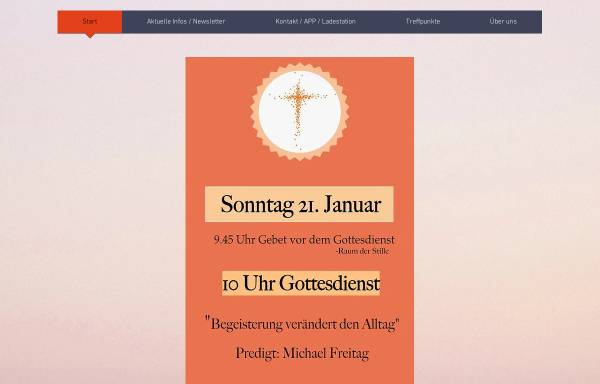 Vorschau von www.begegnungskirche.de, Evangelisch Freikirchliche Gemeinde