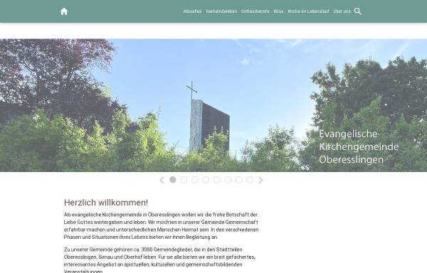Vorschau von www.evang-kirche-oberesslingen.de, Evangelische Kirchengemeinde Oberesslingen