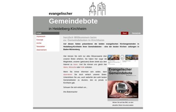 Vorschau von www.arche-heidelberg.de, Arche Heidelberg - Evangelische Wicherngemeinde