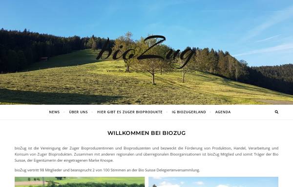 Vorschau von www.biozug.ch, Verein Zuger Biobauern