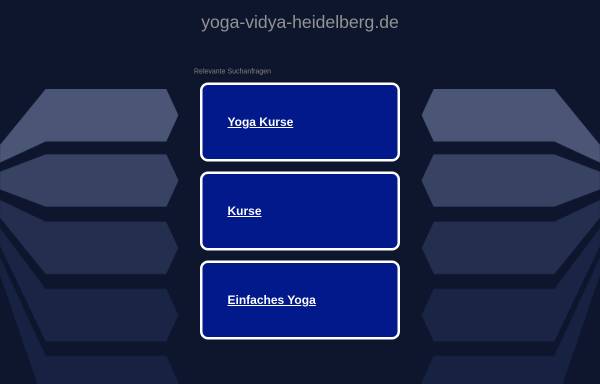 Vorschau von www.yoga-vidya-heidelberg.de, Yoga Vidya Heidelberg