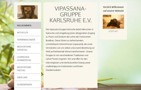 Vorschau von www.vipassana-karlsruhe.info, Vipassana