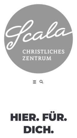 Vorschau der mobilen Webseite www.scala.church, Christliches Zentrum Scala