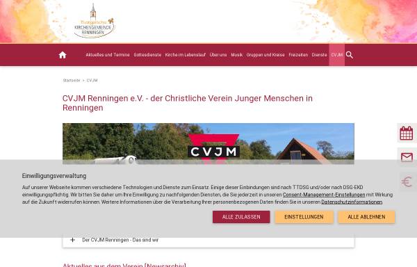 Vorschau von www.cvjm-renningen.de, CVJM Renningen