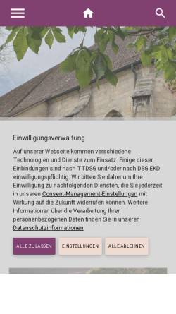 Vorschau der mobilen Webseite www.jakobusgemeinde.de, Jakobusgemeinde