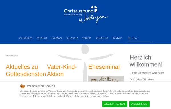 Vorschau von www.lebhaft-glaubhaft.de, Landeskirchliche Gemeinschaft Waiblingen