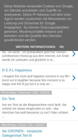 Vorschau der mobilen Webseite andiearbeit.blogspot.com, Berg, Andreas