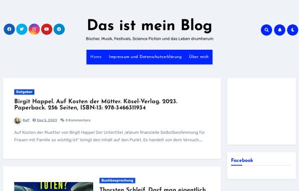 Vorschau von www.dasistmeinblog.de, Boldt, Ralf - Das ist mein Blog