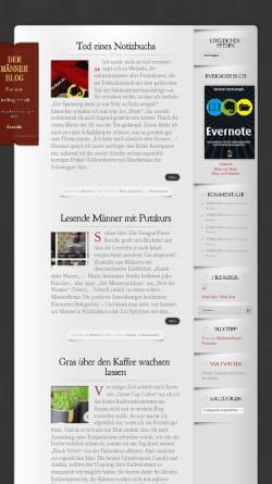 Vorschau der mobilen Webseite maennerseiten.de, Hertramph, Herbert