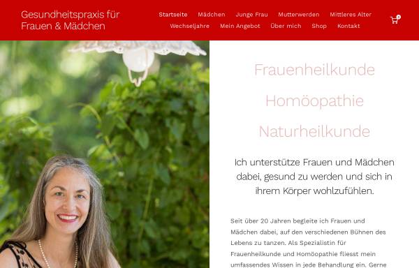 Vorschau von www.homoeopathie-fuer-frauen.ch, Gesundheitspraxis für Frauen & Mädchen